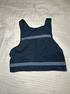 Nike Black Sports Bra with Gray Accents